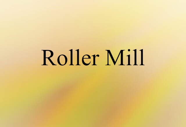 roller mill