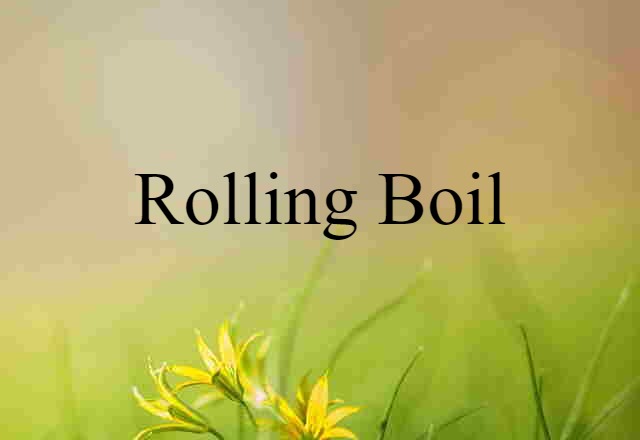 rolling boil