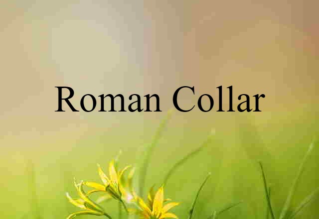 Roman collar