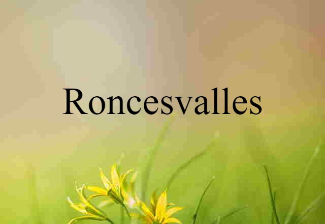 Roncesvalles