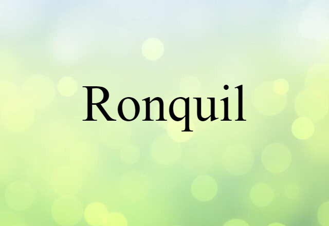 ronquil