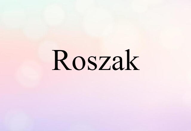 Roszak