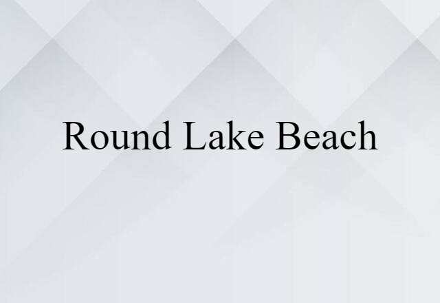 Round Lake Beach