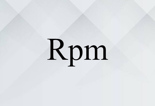 rpm