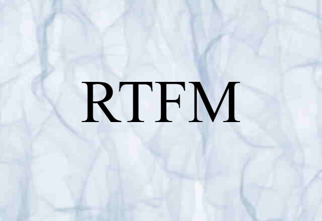 RTFM