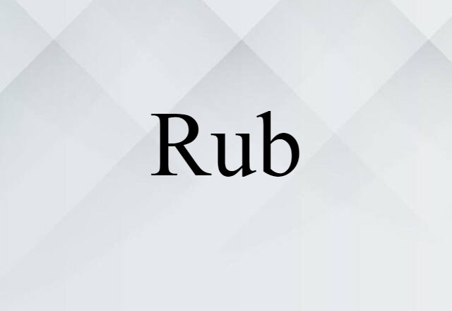 rub