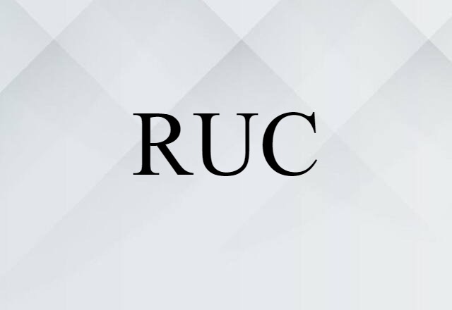 RUC