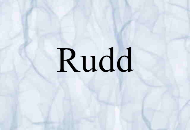 rudd