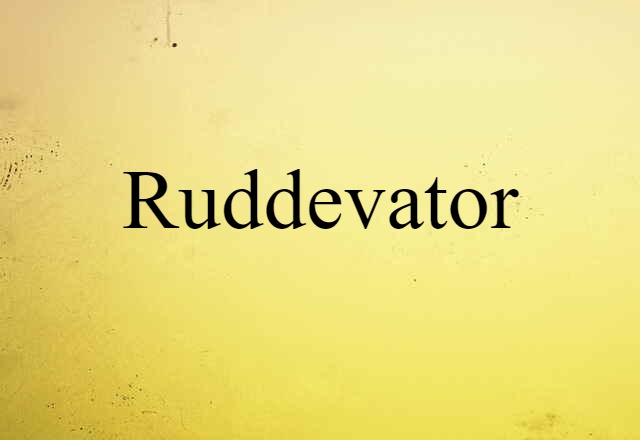 ruddevator