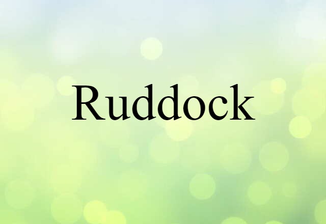 ruddock