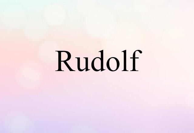 Rudolf