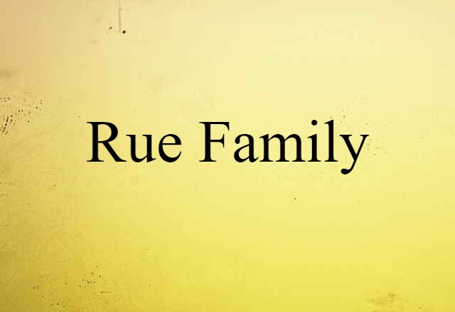 rue family