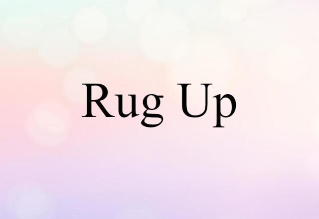 rug up