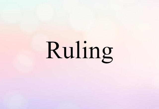 ruling