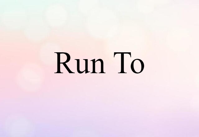 run to