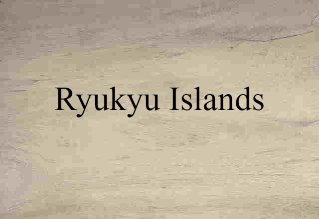 Ryukyu Islands