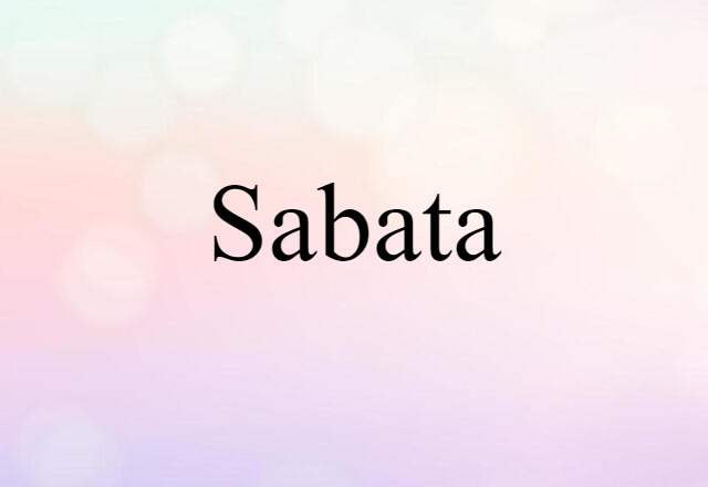 Sabata