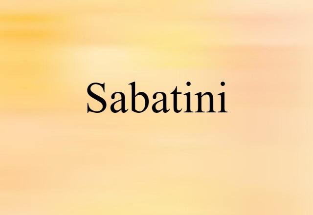 Sabatini