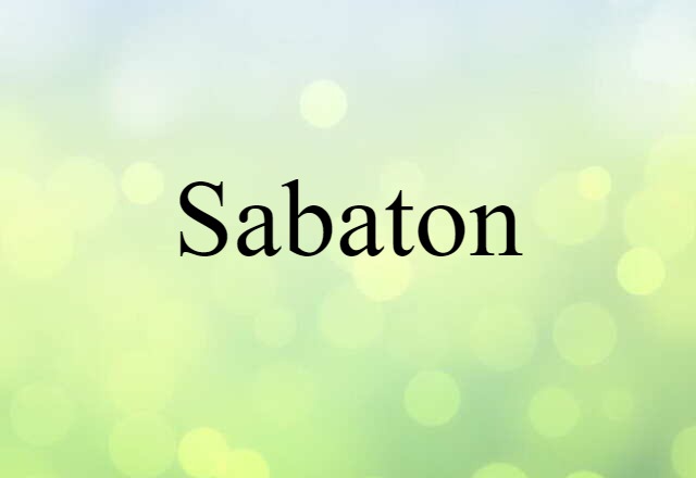 sabaton