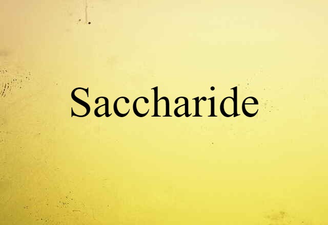 saccharide