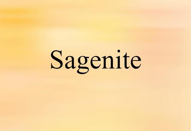 sagenite