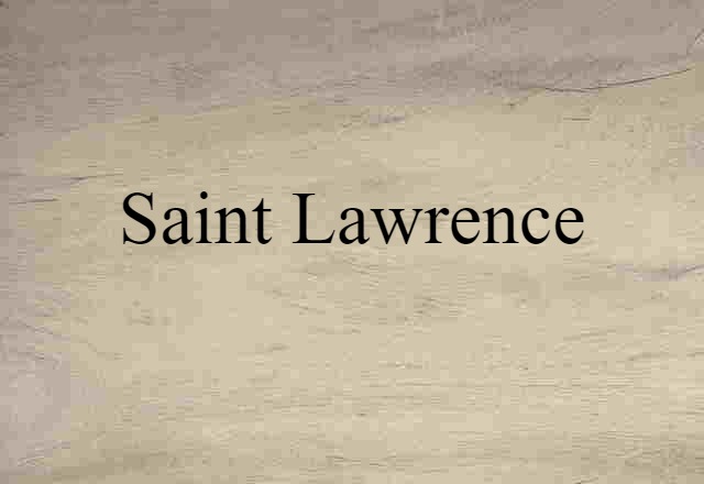 Saint Lawrence