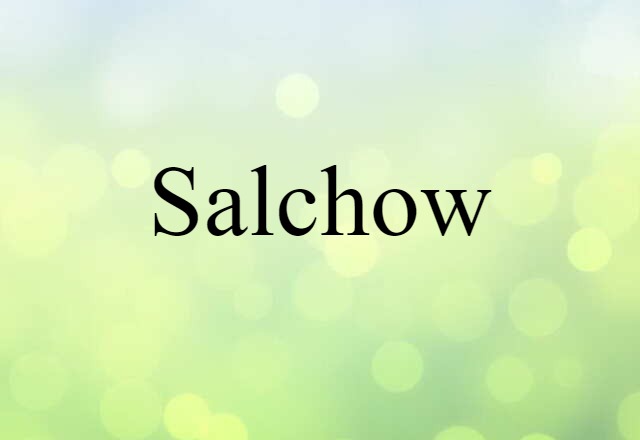 Salchow (noun) Definition, Meaning & Examples