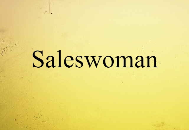 saleswoman