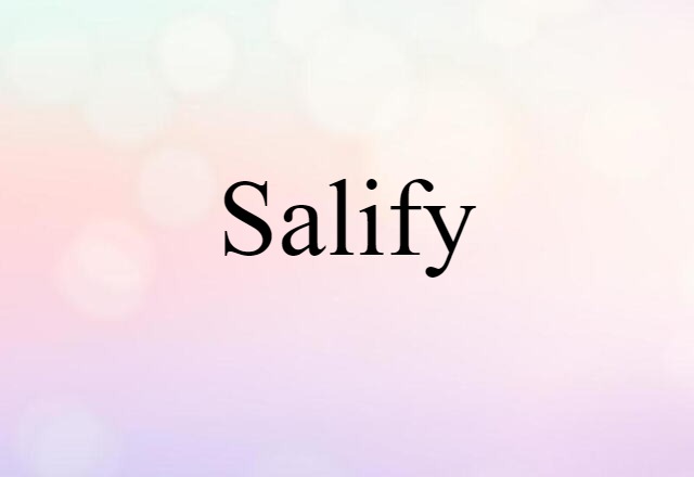 salify