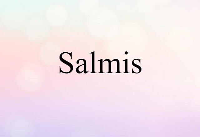 Salmis (noun) Definition, Meaning & Examples