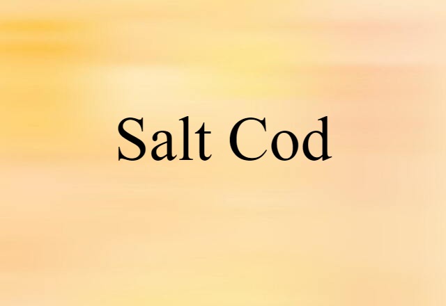 salt cod