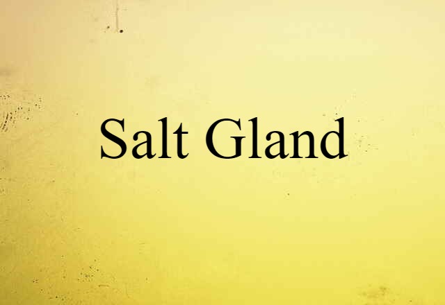 salt gland