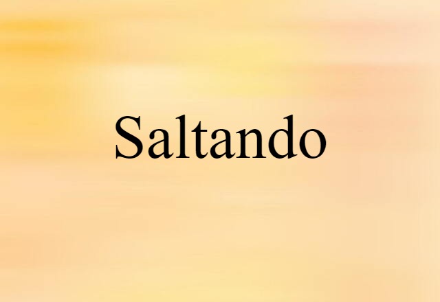 saltando