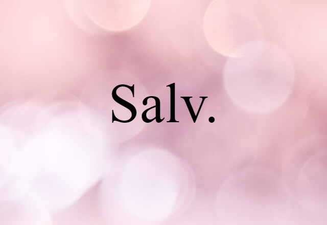 Salv.