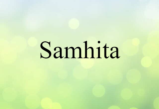 Samhita