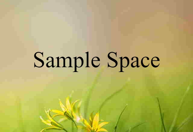 sample space