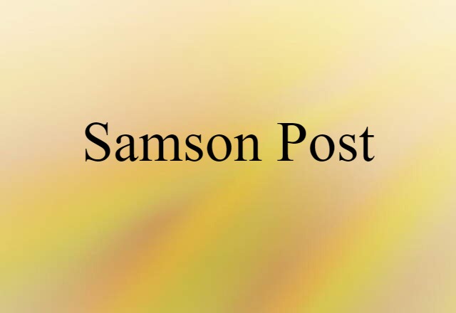 samson post