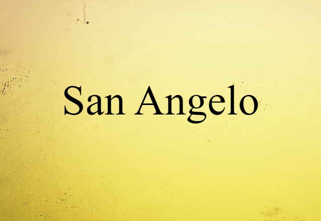 San Angelo