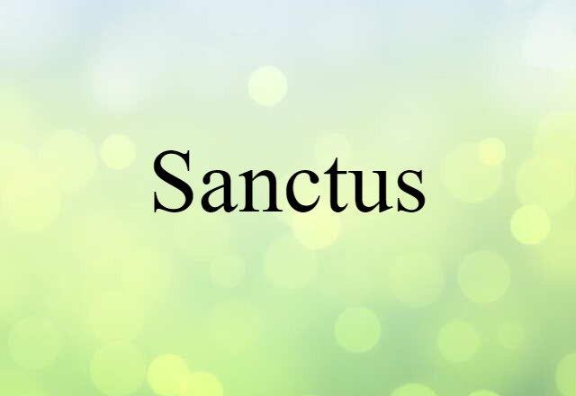 Sanctus