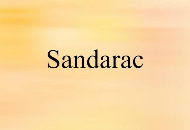 sandarac