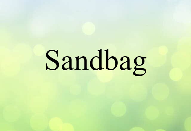 sandbag