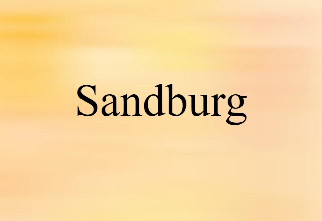 Sandburg