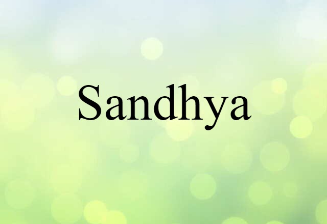 sandhya