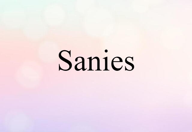 sanies