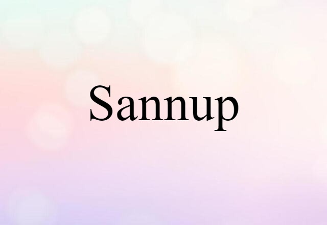 sannup