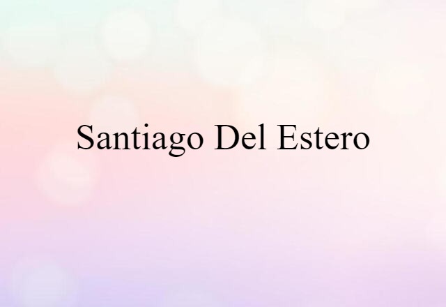 Santiago del Estero