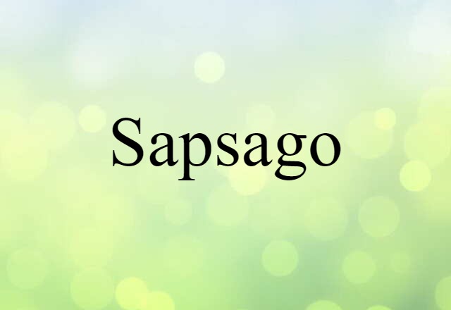 sapsago