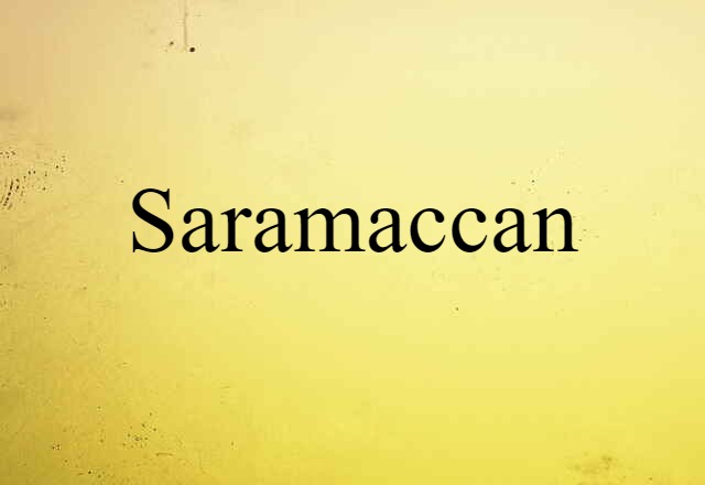 Saramaccan