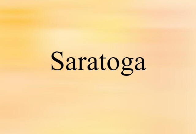 Saratoga