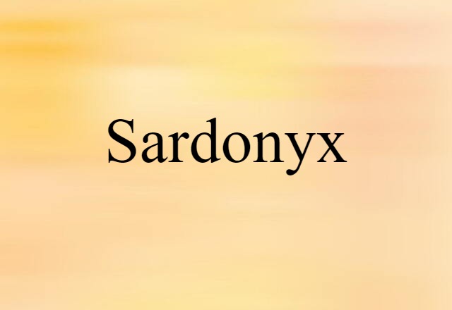 sardonyx